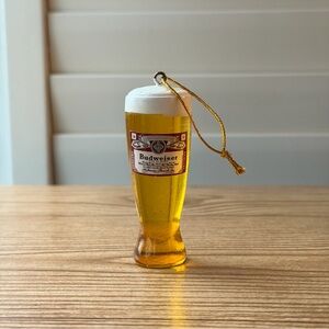 Budweiser 2009 Glass Of Beer Christmas Ornament 3”